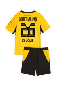Borussia Dortmund Julian Ryerson #26 Jalkapallovaatteet Lasten Kotipeliasu 2026-27 Lyhythihainen (+ Lyhyet housut)